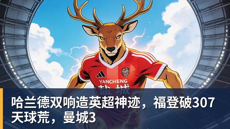 哈兰德双响造英超神迹，福登破307天球荒，曼城3